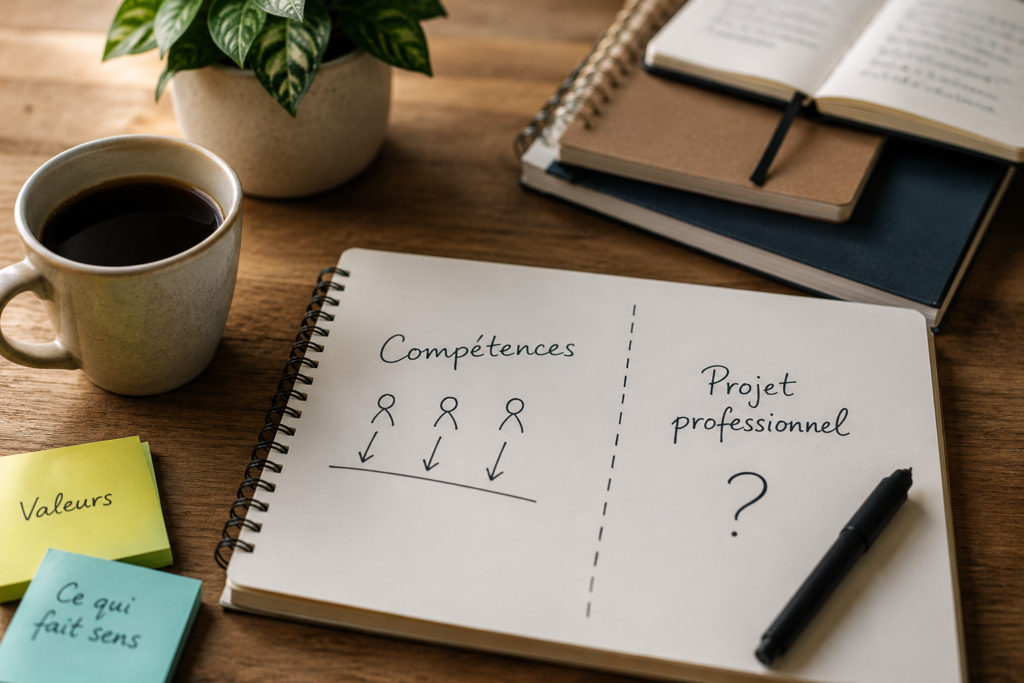 Hypothèse : et si le premier objet du bilan de compétences n&rsquo;était plus le projet professionnel ?